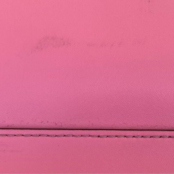Kate Spade Pink Leather Tote/Shoulder Bag w/Dust Bag Spring Summer Brunch Weddin - Picture 7 of 14